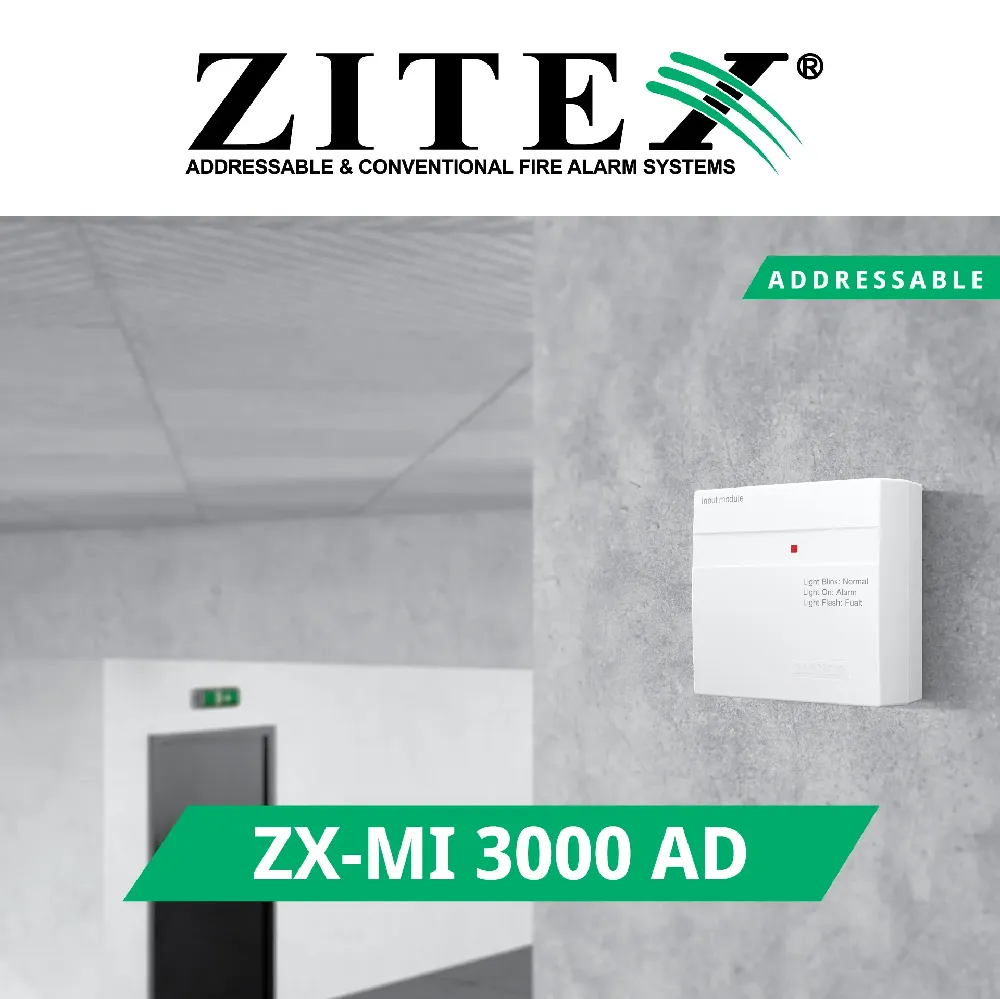 ماژول ورودی اعلام حریق آدرس پذیر زیتکس مدل ZX-MI 3000 AD